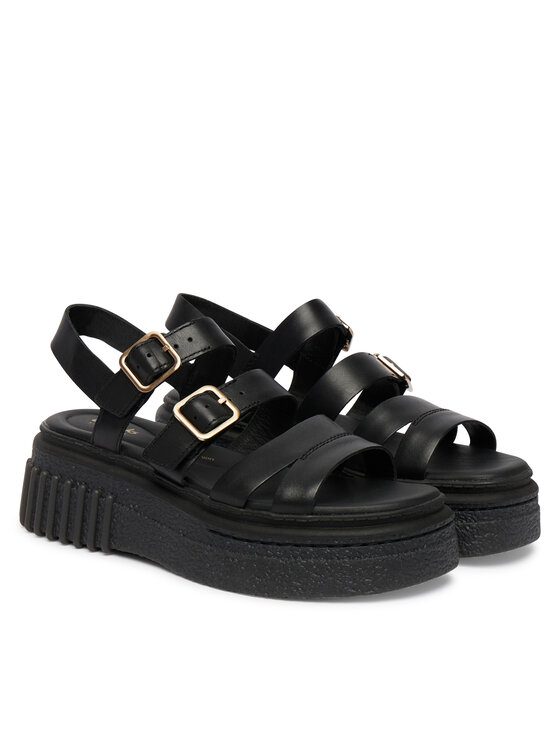 Clarks Clarks Sandály Evamar Strap 26185888 Černá