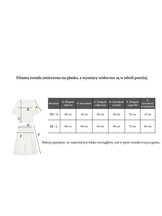 White pocket White pocket Piżama Dzianinowa Écru