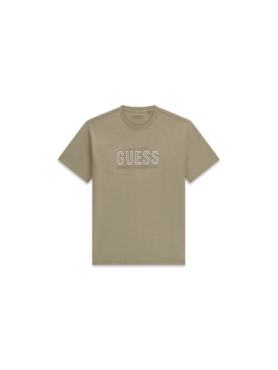Guess Guess T-Shirt 177041 Zielony Classic Fit