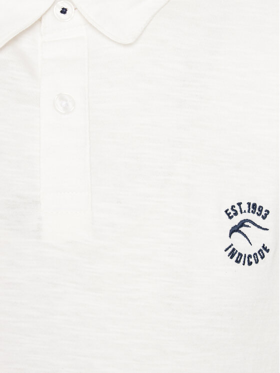 INDICODE INDICODE Polokošile Kigan 41-039 Bílá Regular Fit