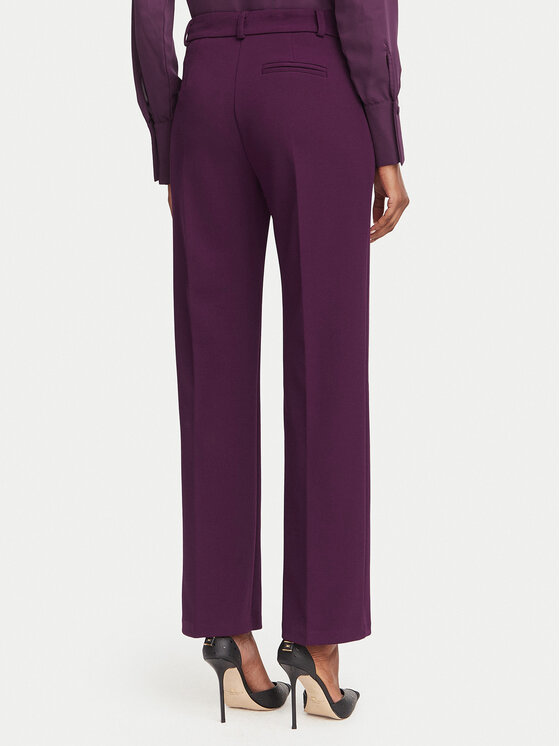 Rinascimento Rinascimento Spodnie materiałowe CFC0131085003 Bordowy Regular Fit