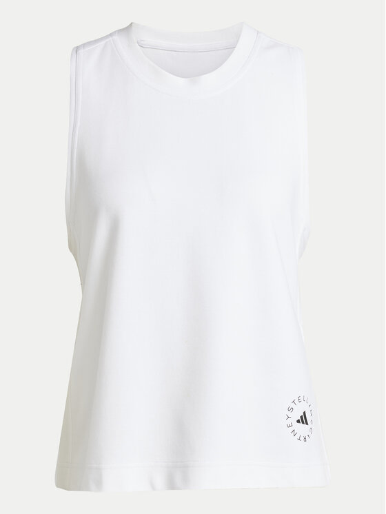 adidas by Stella McCartney adidas by Stella McCartney Top IB6858 Valge Regular Fit