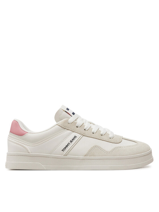 Tommy Jeans Snīkeri Tjw Court Sneaker EN0EN02552 Écru