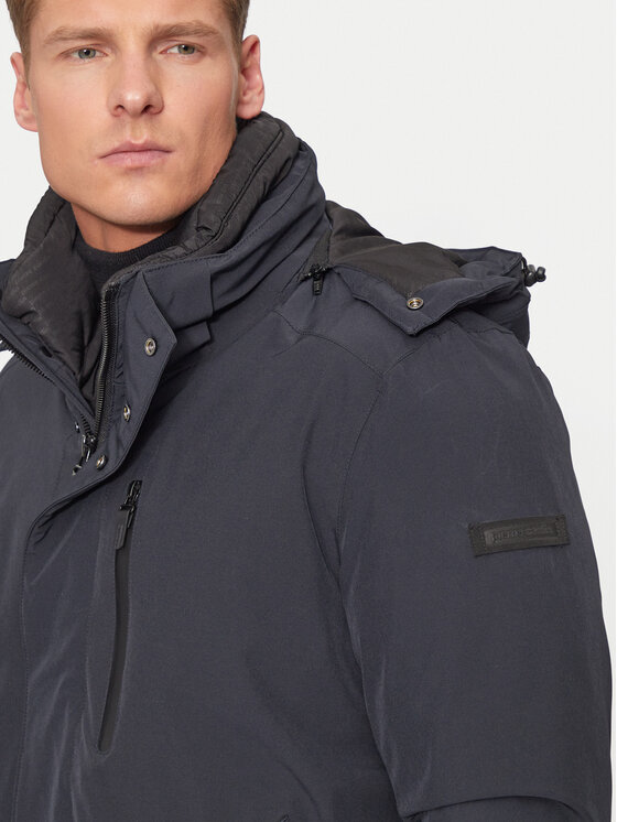Pierre Cardin Pierre Cardin Kurtka przejściowa 10121./0057/6000 Czarny Regular Fit