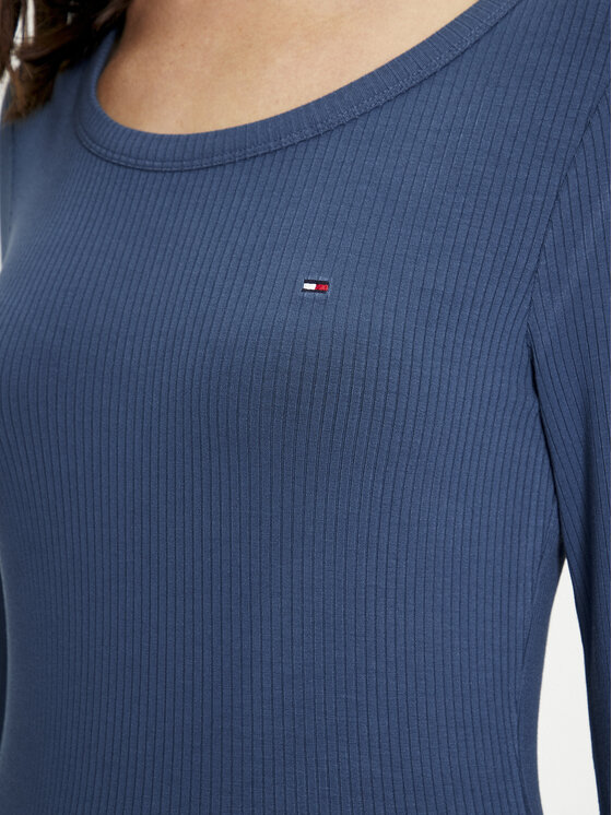 Tommy Hilfiger Tommy Hilfiger Majica WW0WW38869 Plava Slim Fit