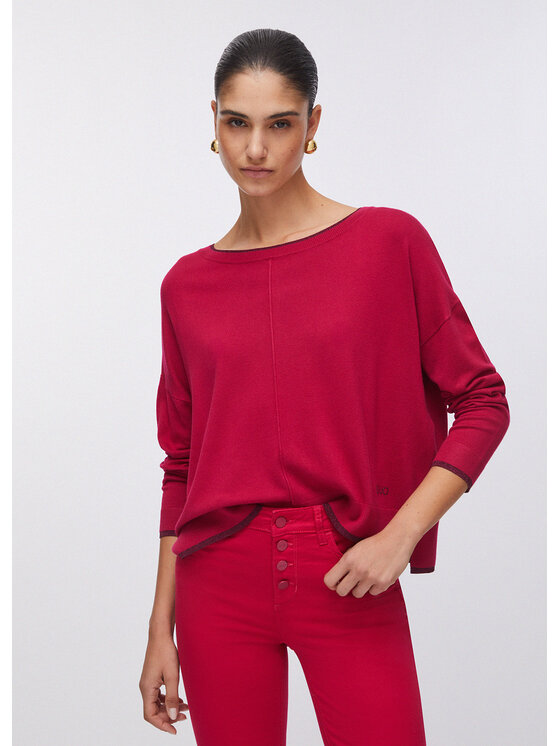 Liu Jo Liu Jo Maglione WA6283MS49I91955 Rosso Regular Fit