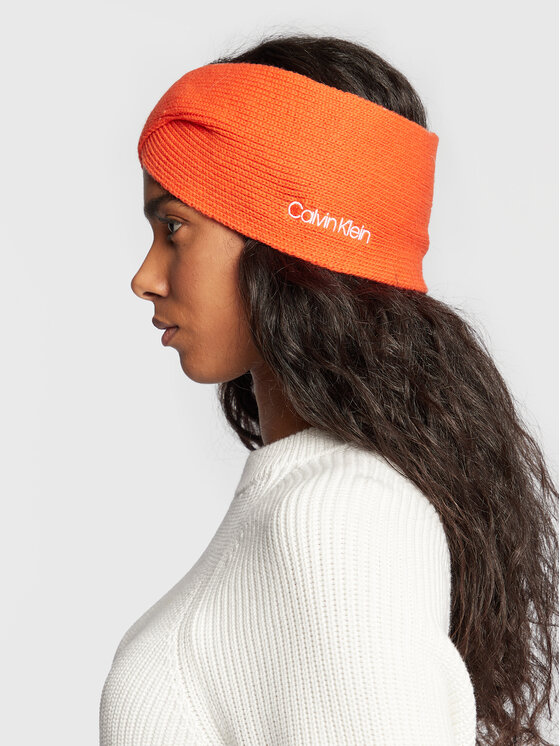 Calvin Klein Calvin Klein Medžiaginė ausų juosta Essential K60K608656 Oranžinė