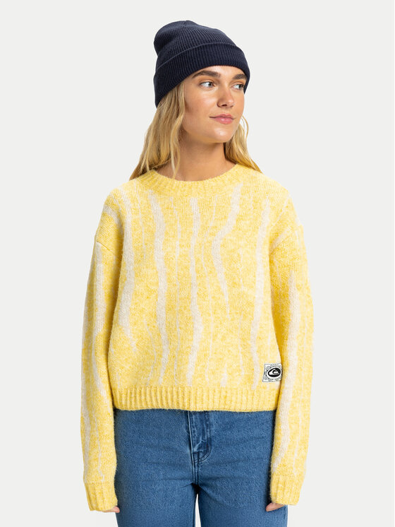 Quiksilver Quiksilver Maglione Selwyn EQWSW03031 Giallo Cropp Fit