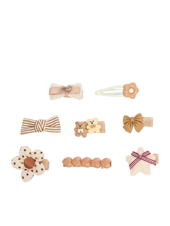 DeeZee DeeZee Set 8 sponk za lase CEO-ACCCS-DEEZEE-02 Rjava