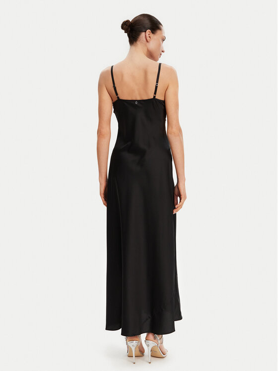 Guess Guess Rochie de seară W5GT10 WF1T2 Negru Slim Fit