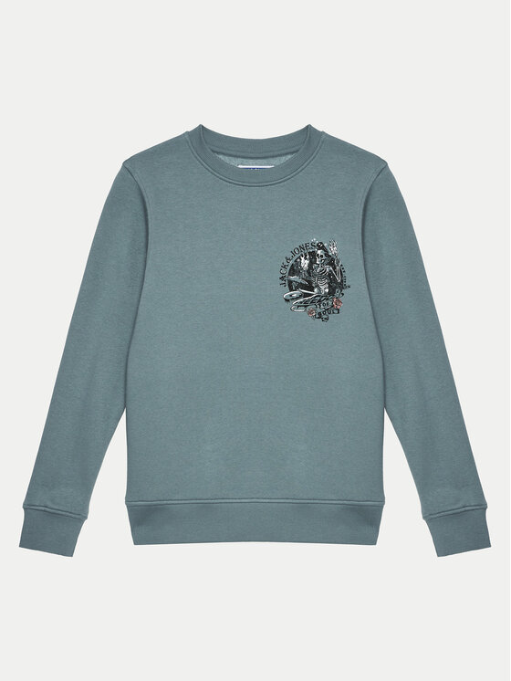 Jack&Jones Junior Jack&Jones Junior Majica dugih rukava Skull Rock 12259869 Plava Standard Fit