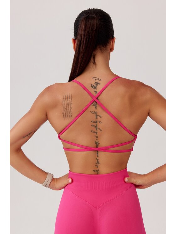 ROUGH RADICAL ROUGH RADICAL Reggiseno sportivo SEAMLES GLOW BRA Rosa