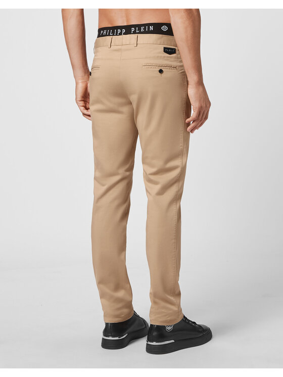 PHILIPP PLEIN PHILIPP PLEIN Chino nohavice 3261 Béžová Chino Fit