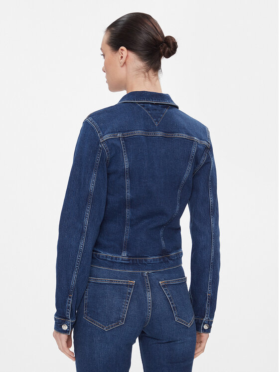 Tommy Hilfiger Tommy Hilfiger Farmer kabát WW0WW40654 Sötétkék Slim Fit