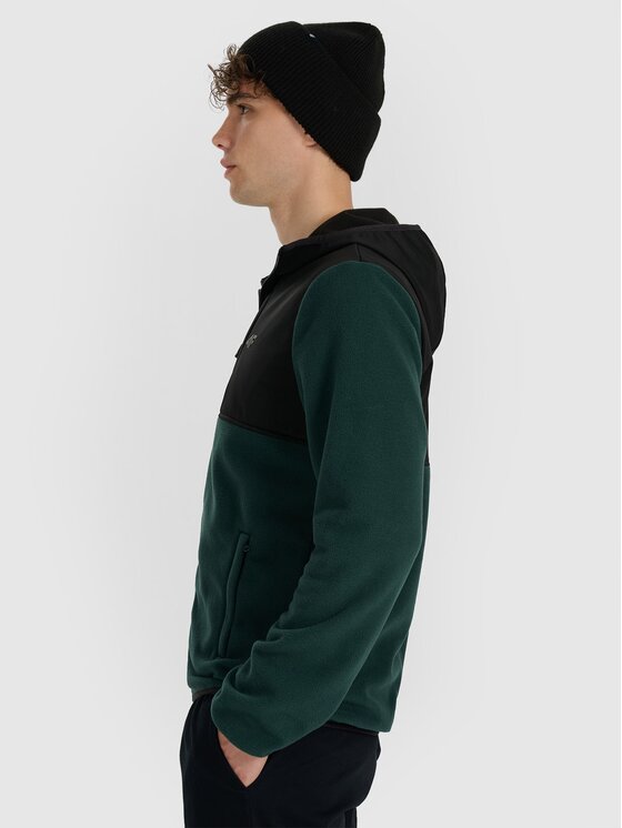 4F 4F Felpa di pile 4FWAW25TFLEM417-40S Verde Regular Fit