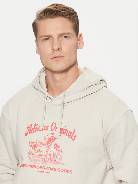 adidas adidas Džemperis Wabash JD0670 Smėlio Loose Fit