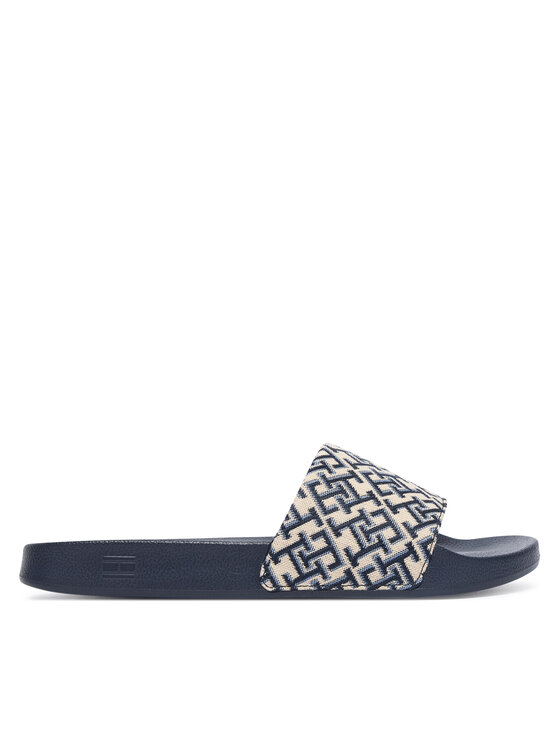 Tommy Hilfiger Tommy Hilfiger Natikači Monogram Pool Slide FW0FW09423 Mornarsko modra