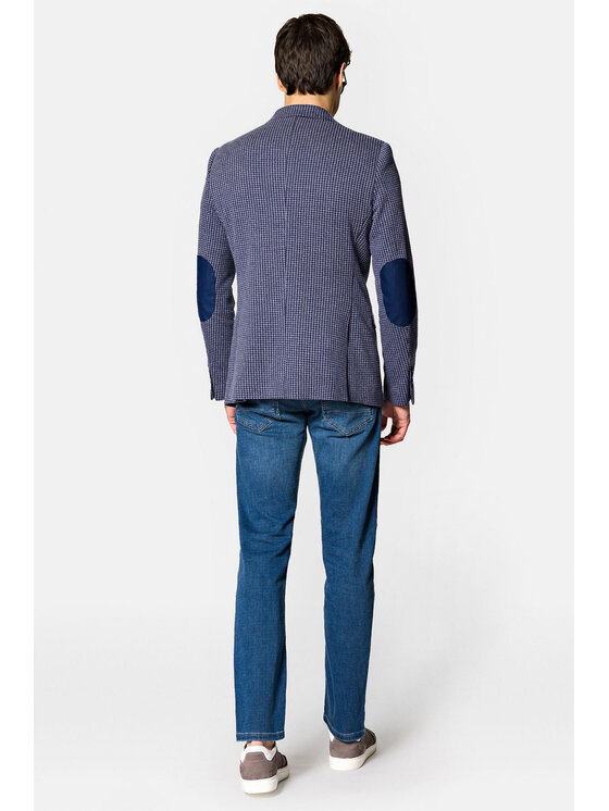 Lancerto Lancerto Marynarka Madera MA131123000015 Granatowy Slim Fit