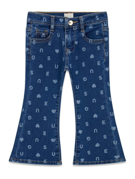 Guess Kids Guess Kids Spodnie materiałowe 183610 Niebieski Regular Fit