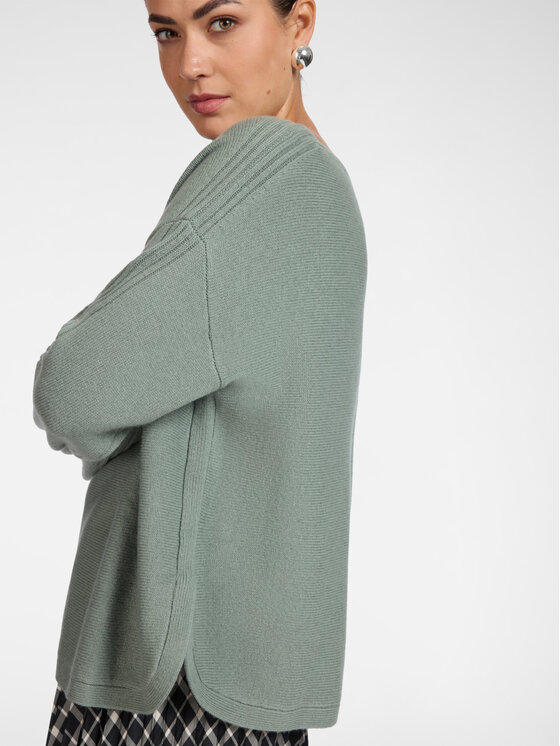 Elena Mirò Elena Mirò Sweter M014Z000774N0A5 Zielony jasny Regular Fit