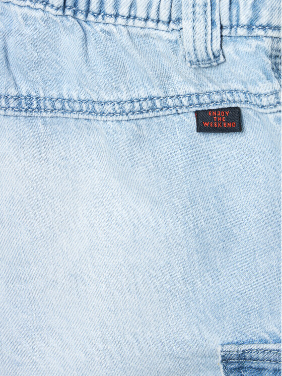 Original Marines Original Marines Szorty jeansowe DEP2221B Niebieski Regular Fit
