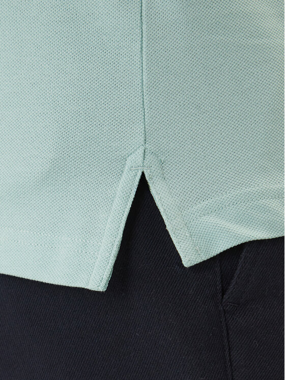 Tommy Hilfiger Tommy Hilfiger Тениска с яка и копчета Seasonal MW0MW39993 Зелен Slim Fit