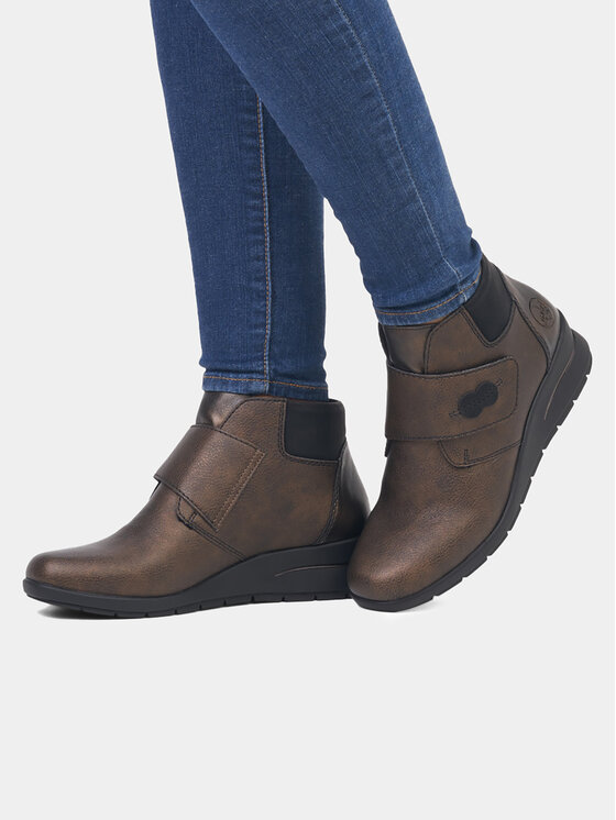 Rieker Rieker Botine L4884-90 Argintiu