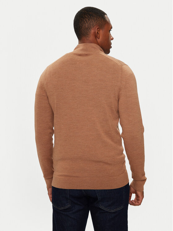 Calvin Klein Calvin Klein Sweter K10K110421 Brązowy Regular Fit
