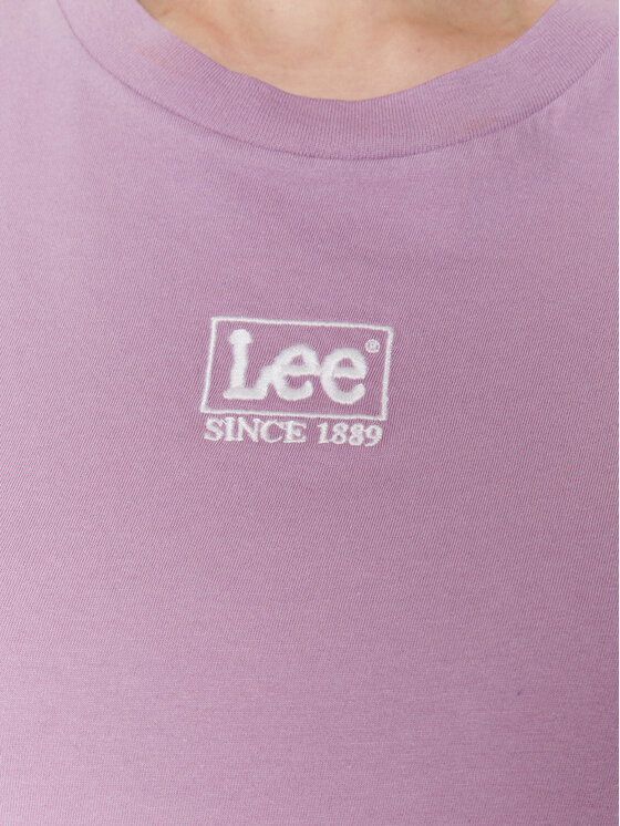 Lee Lee T-Shirt L49EEHA39 112333683 Violett Regular Fit