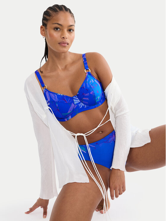 Triumph Triumph Vrchní část bikin Summer Tropics 10226537 Modrá