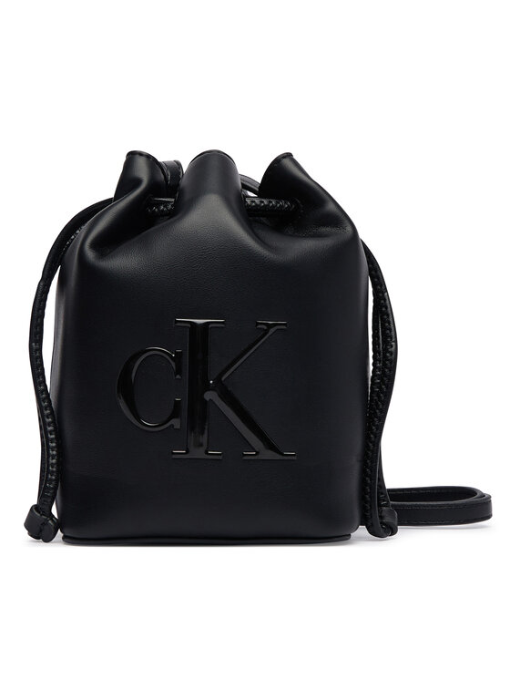 Calvin Klein Calvin Klein Borsetta Bold Ck Mini Bucket Crossbody LV04F3870G Nero