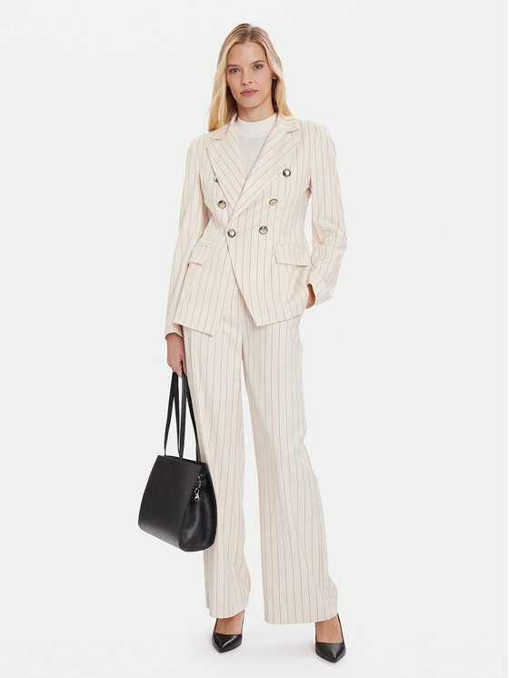 Maryley Maryley Sakko 25IB139/M17 Écru Regular Fit