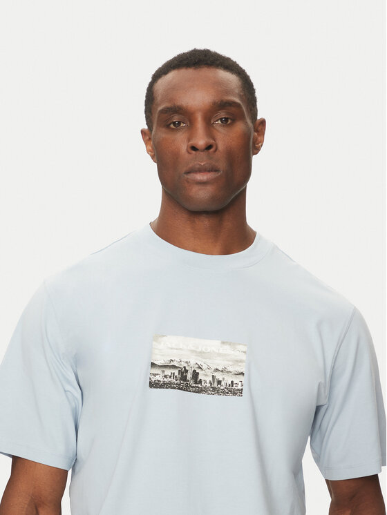 Jack&Jones Jack&Jones Tricou Pacer Photo 12273775 Albastru celest Relaxed Fit