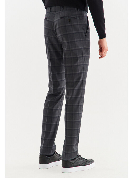 Pako Lorente Pako Lorente Spodnie garniturowe P22WP-6G-032 Szary Slim Fit