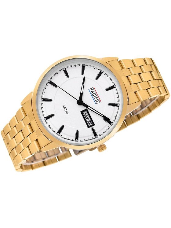 Pacific Pacific Zegarek PC00465 Złoty
