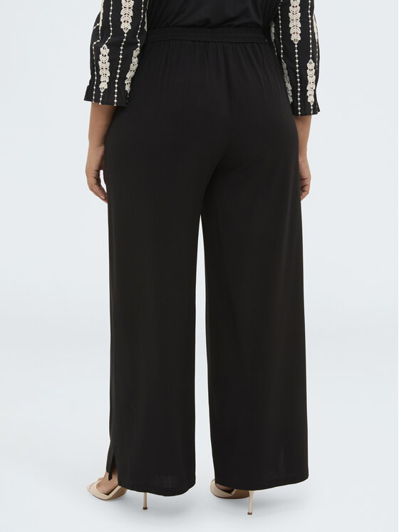 Fiorella Rubino Fiorella Rubino Spodnie materiałowe P040L002396N0Z3 Czarny Over Fit
