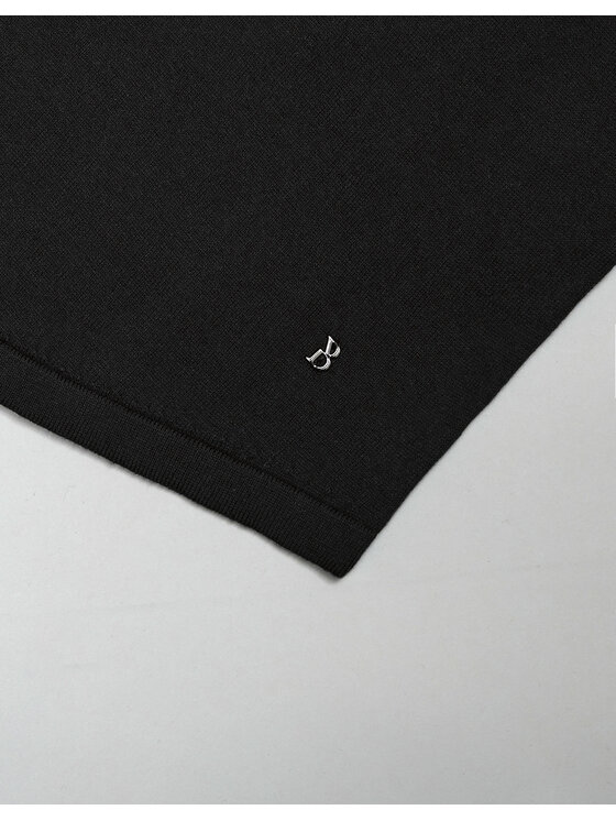 Borgio Borgio Polo dogliani Czarny Slim Fit