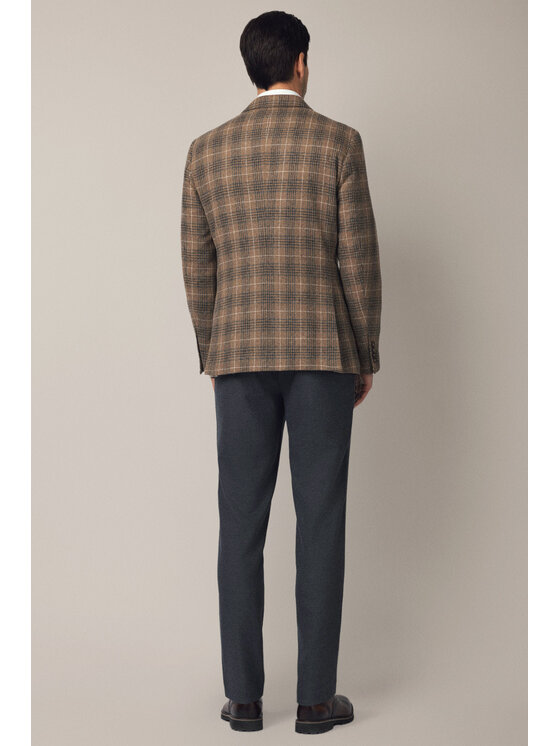 Lancerto Lancerto Marynarka Scanno MA131225000021 Beżowy Slim Fit