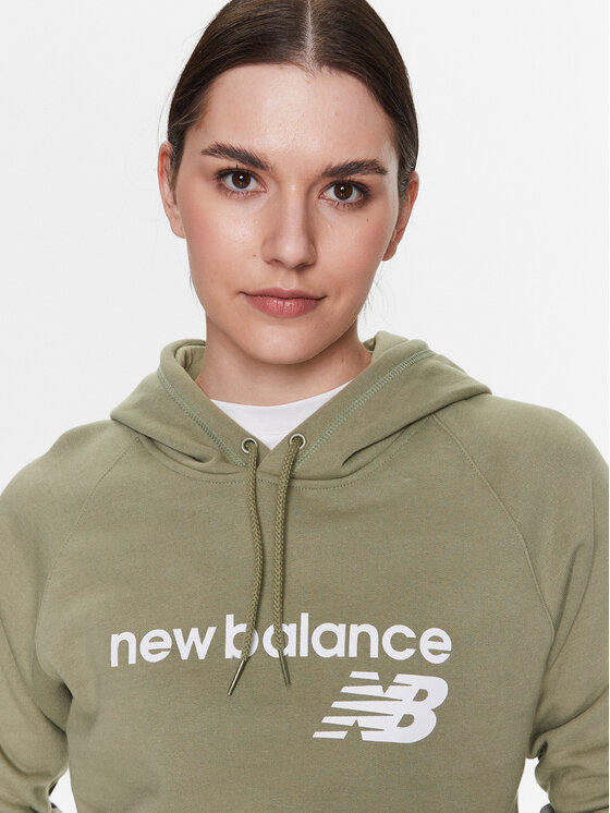 New Balance New Balance Majica dugih rukava Classic Core WT03810 Zelena Relaxed Fit