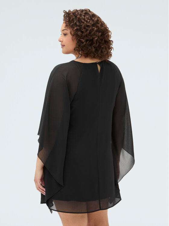 Fiorella Rubino Fiorella Rubino Sukienka codzienna 7023T001873N033 Czarny Over Fit