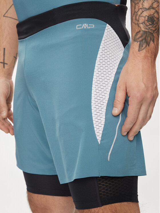 CMP CMP Pantaloni scurți sport 32C6747 Albastru Regular Fit