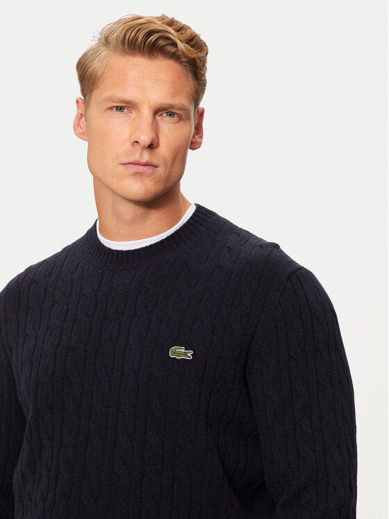 Lacoste Lacoste Pulover AH2924 Bleumarin Regular Fit