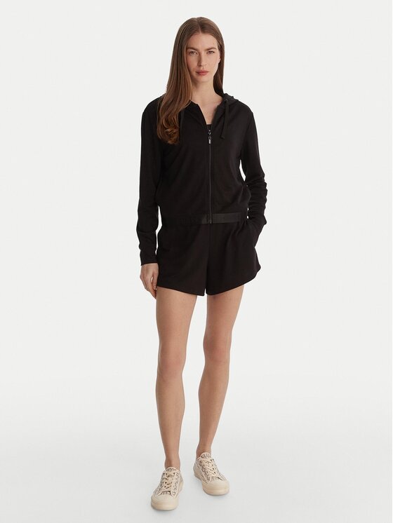 Guess Guess Bluza O6GQ01 KCQP2 Czarny Regular Fit