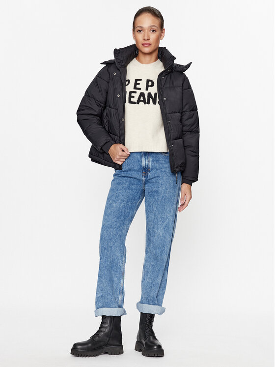 Pepe Jeans Pepe Jeans Télikabát Morgan PL402273 Fekete Regular Fit