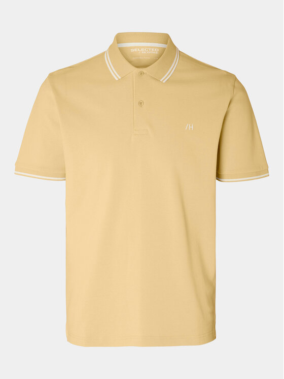 Selected Homme Selected Homme Polokošeľa 16087840 Béžová Regular Fit