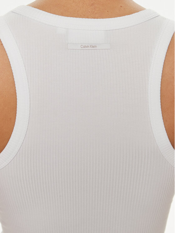 Calvin Klein Calvin Klein Top K20K206554 Biela Slim Fit