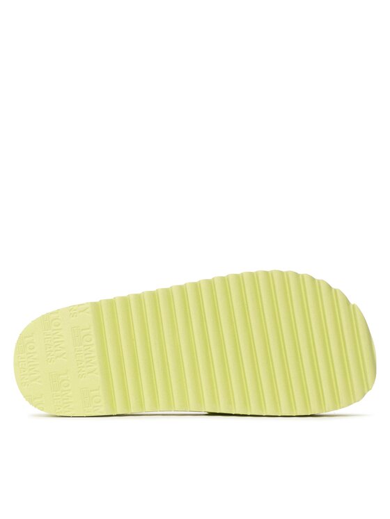 Tommy Jeans Tommy Jeans Papucs Elev Fltfrm Pl Sld EN0EN02110 Zöld