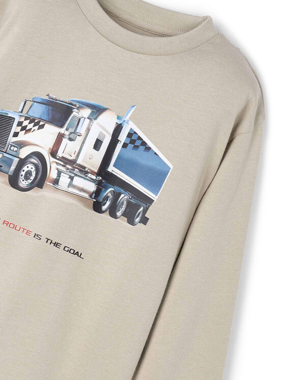 Mayoral Mayoral Bluzka 4085 Beżowy Regular Fit