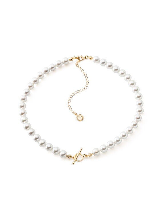 Choker Giorre, Żółte złocenie, Z perłą 6940/25660