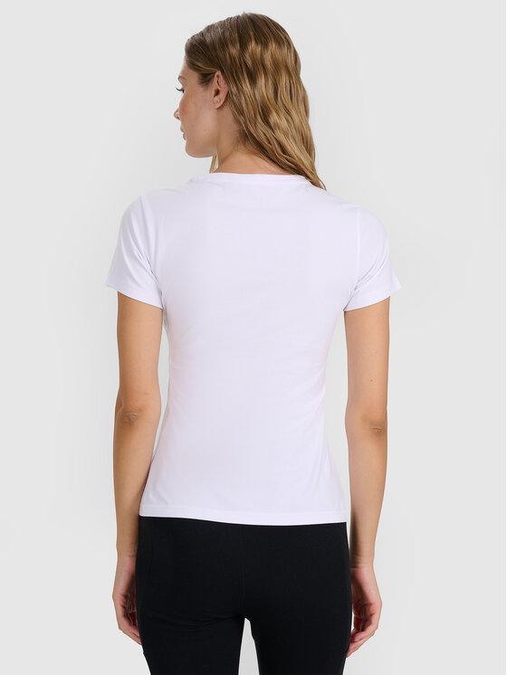 4F 4F T-shirt NOS Bianco Slim Fit
